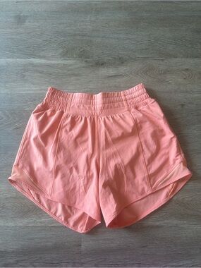 lululemon athletica Women's Coral-Pink Athletic Shorts